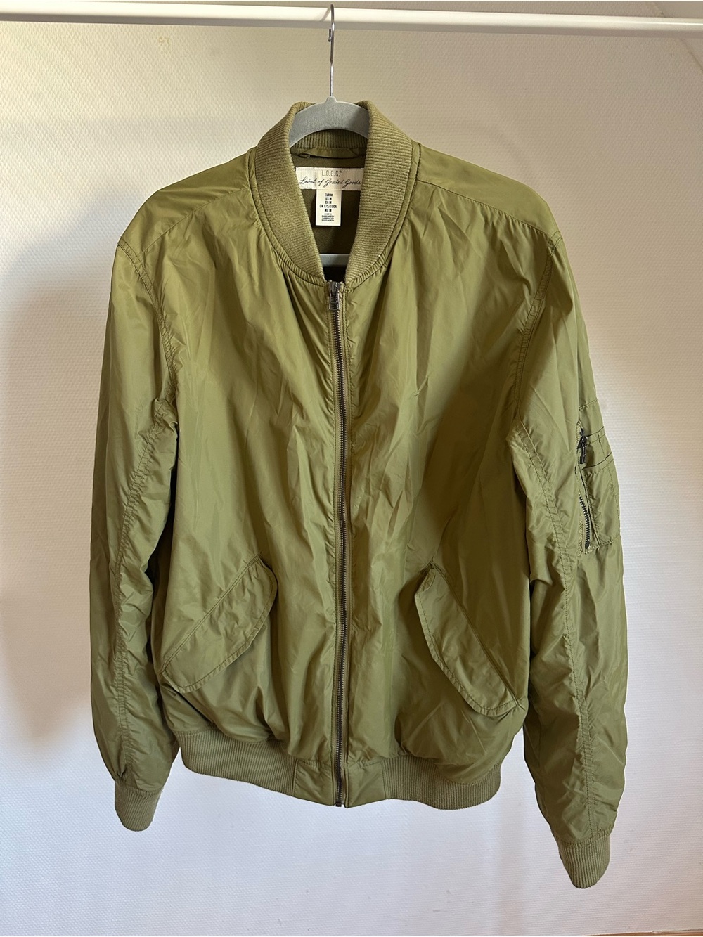 H&M Olive Green Bomber Jacket